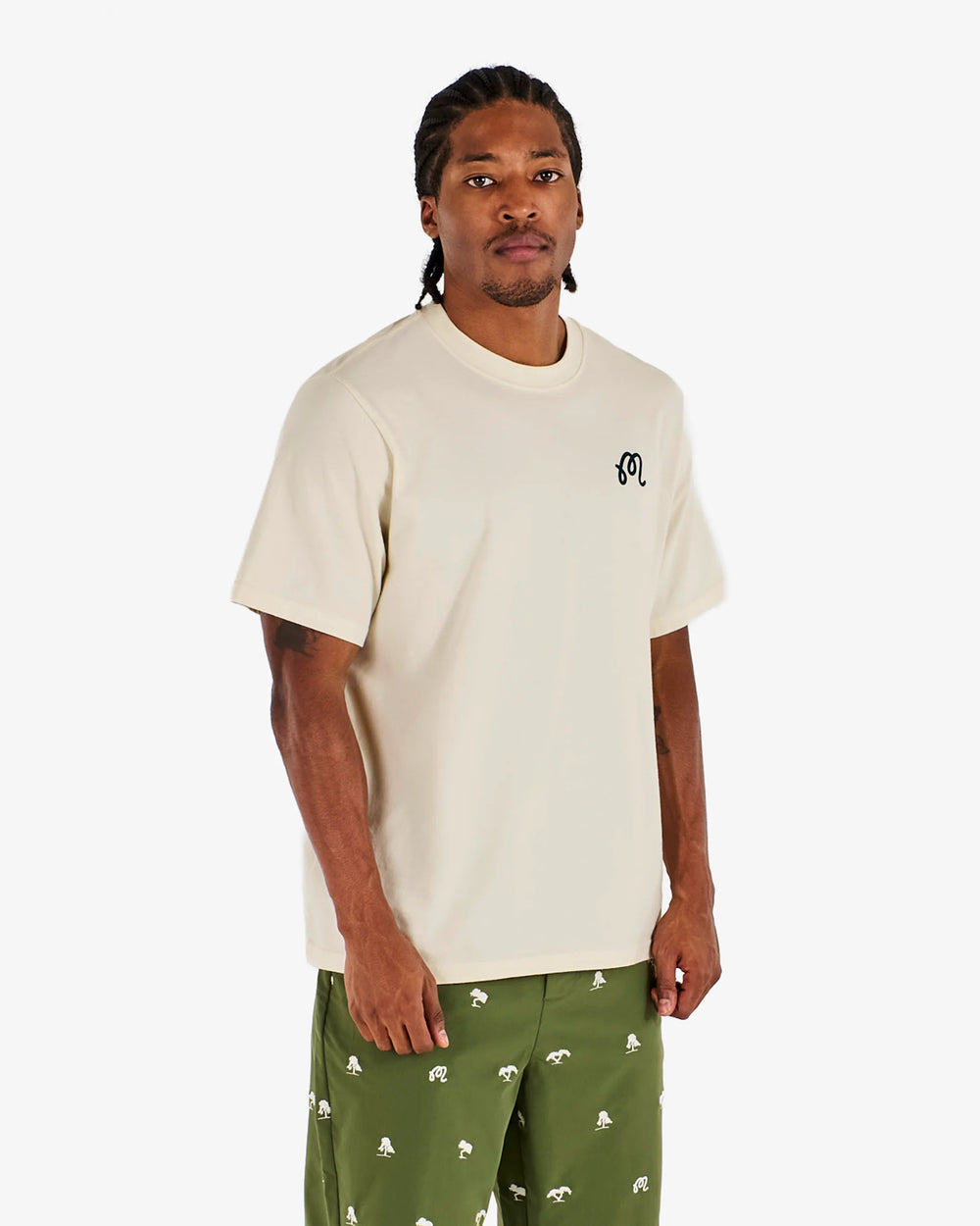 Malbon Torrey Pines Bermuda Eagle Tee - Egret - Sun Diego Boardshop