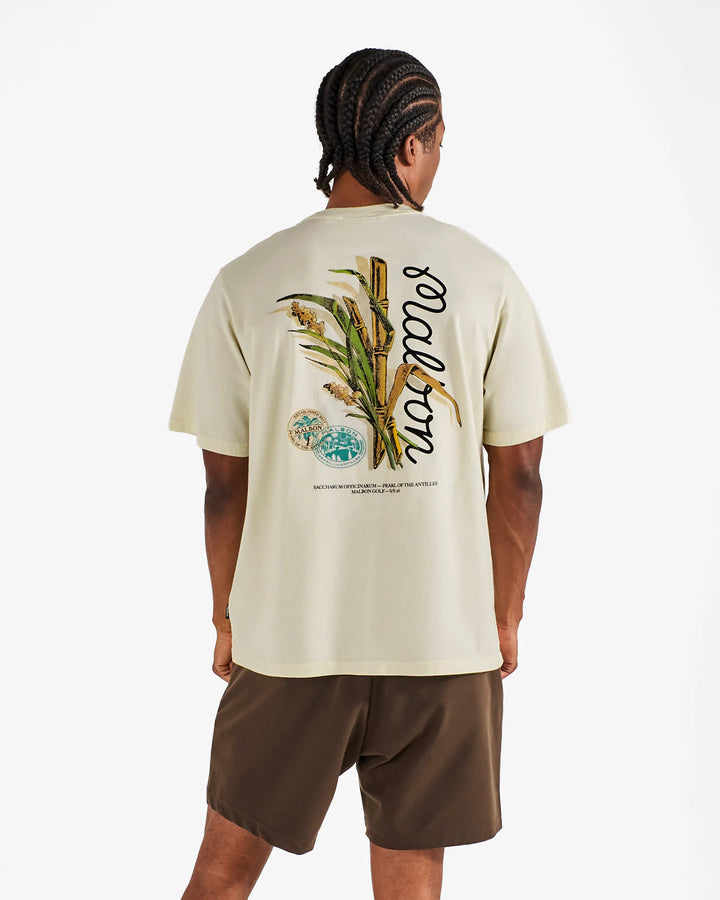 Malbon Men's Bermuda Origin Tee - Cream - Sun Diego Boardshop