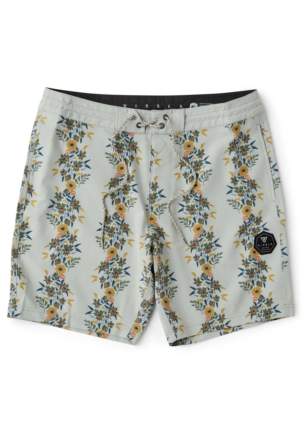 Vissla Men's Voodoo Vines 17.5" Boardshort - Bone