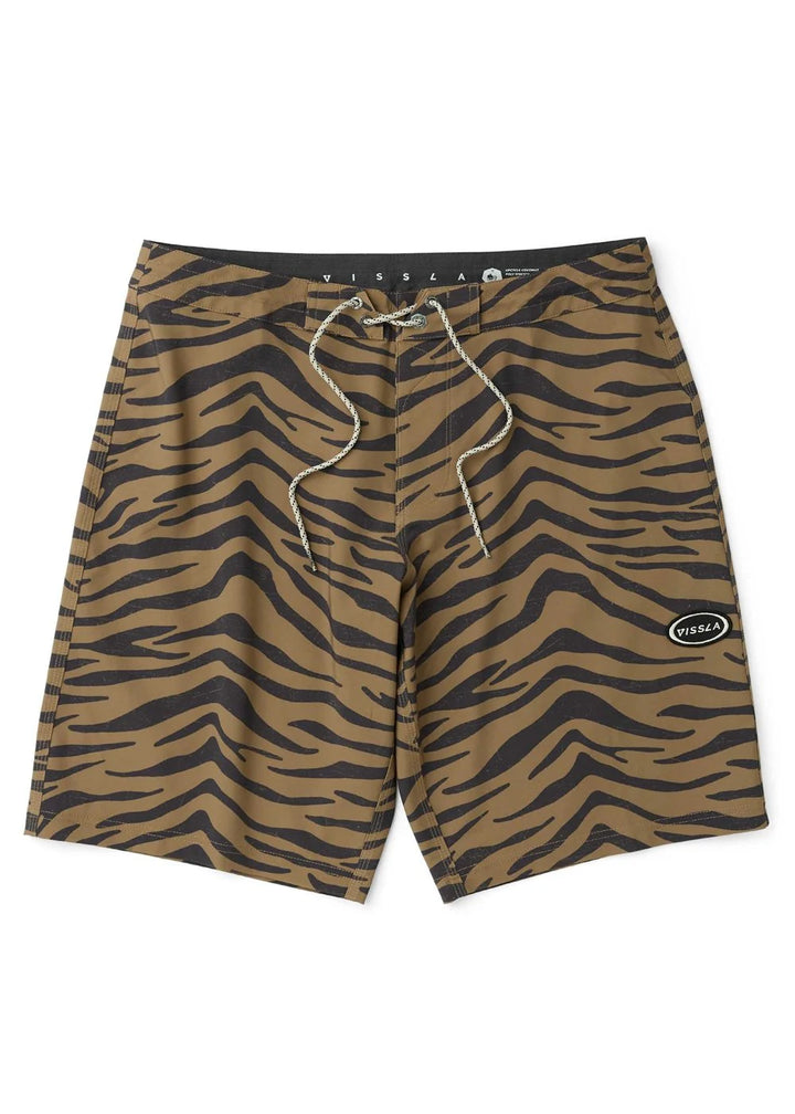 Vissla Men's Mozambique 21" Boardshort - Dark Khaki