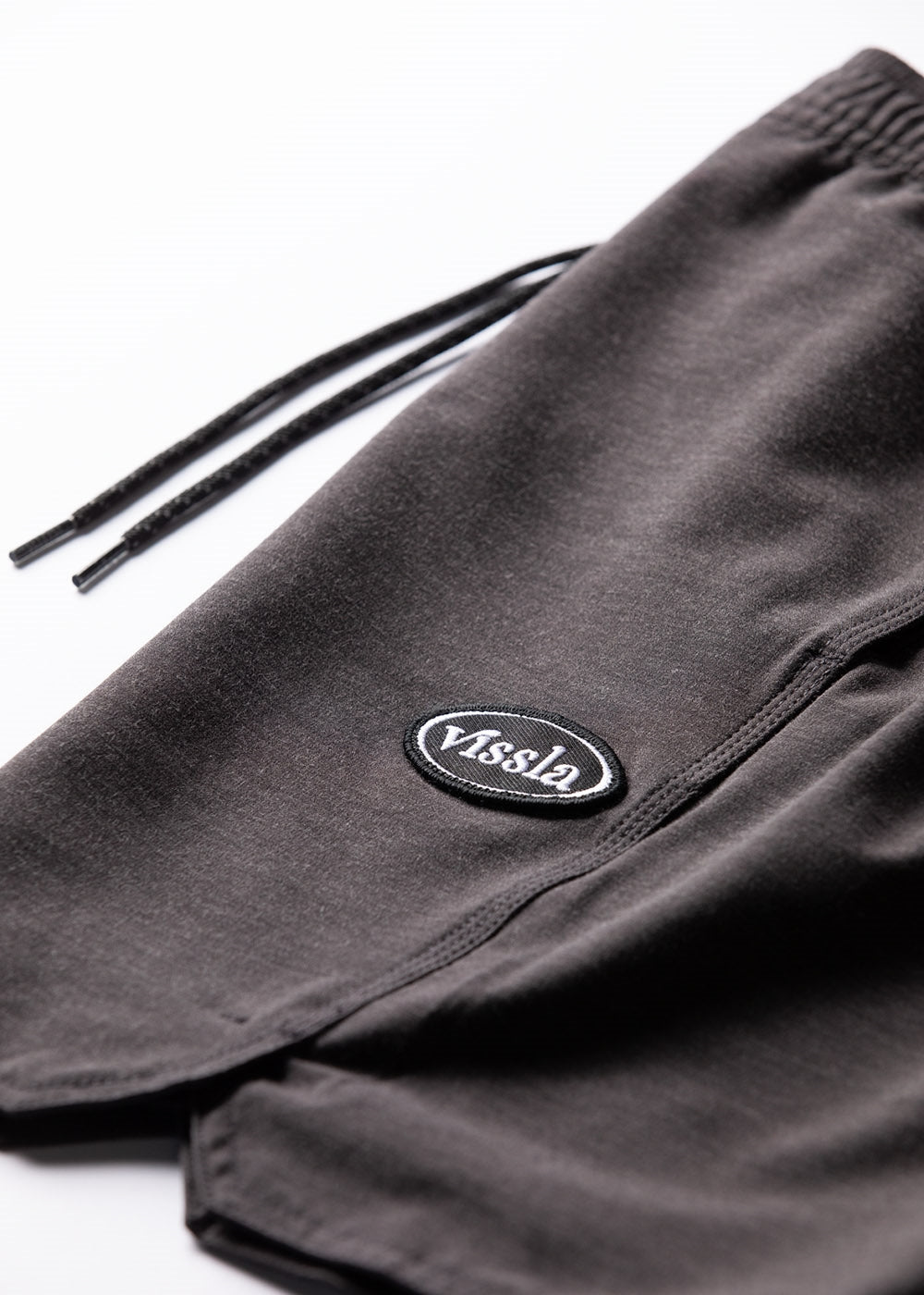 Vissla Solid Sets 17.5" Ecolastic - BLACK - Sun Diego Boardshop