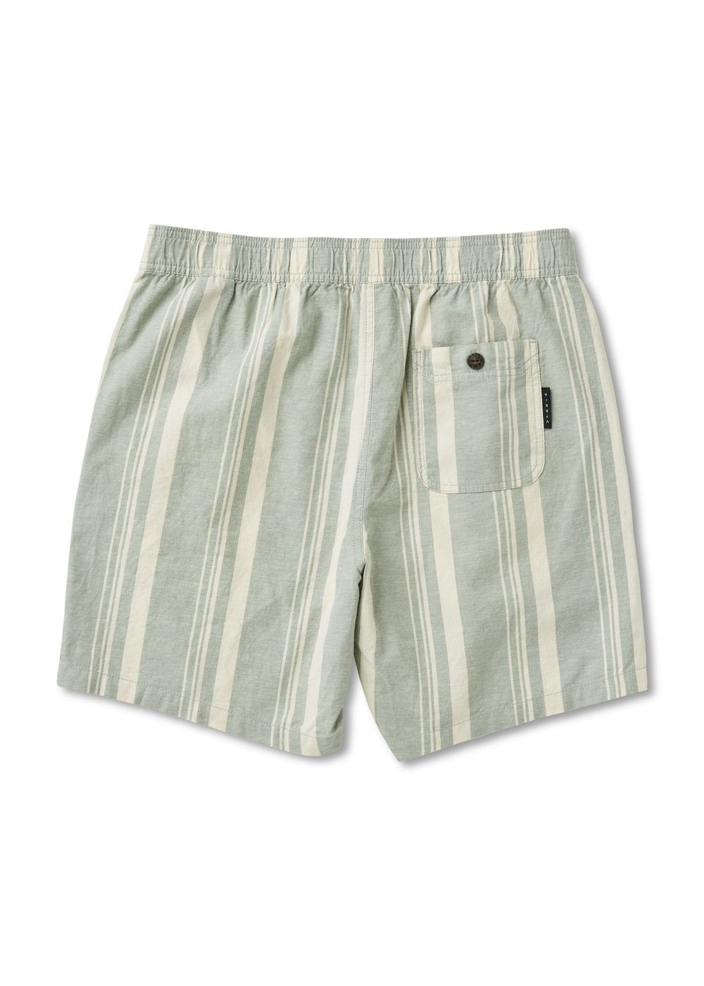 Vissla J. Linen Stripe Elastic Eco 18" Walkshort - Light Sage - Sun Diego Boardshop