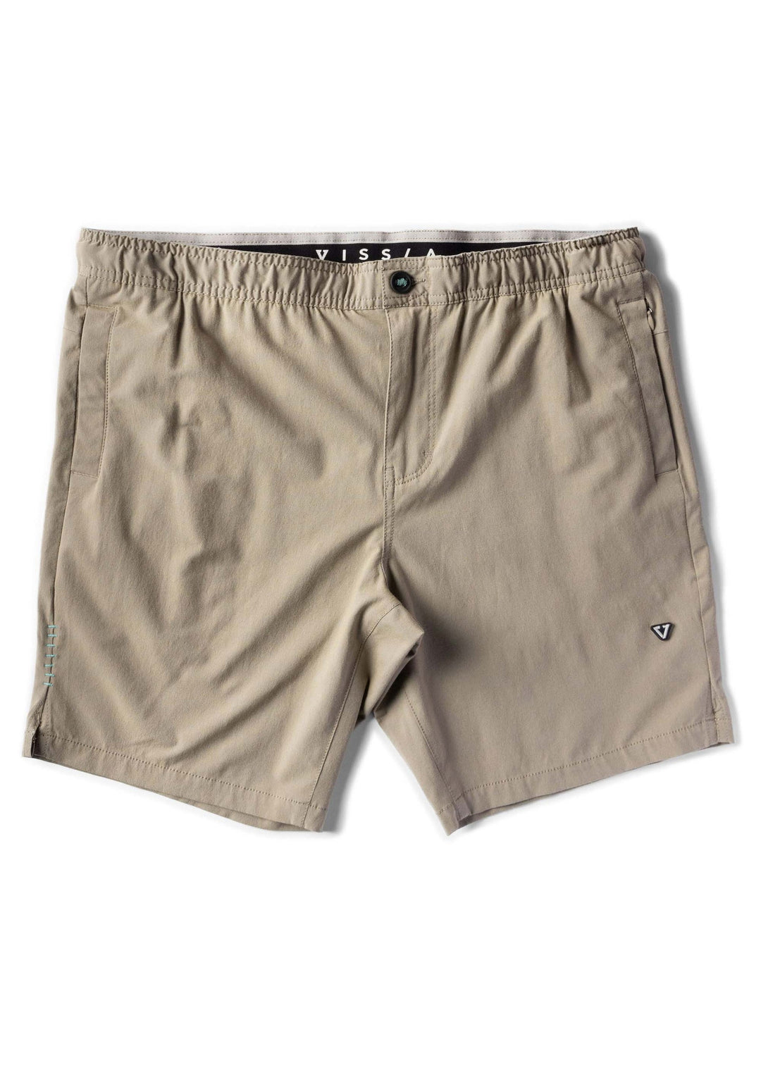 Vissla Alto 18" Hybrid Elastic Walkshort - Dark Khaki - Sun Diego Boardshop
