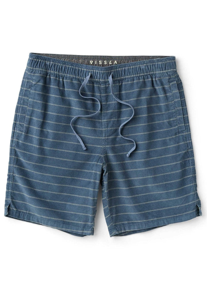 Vissla Rails Cord 18" Elastic Walkshort - Blue Haze - Sun Diego Boardshop