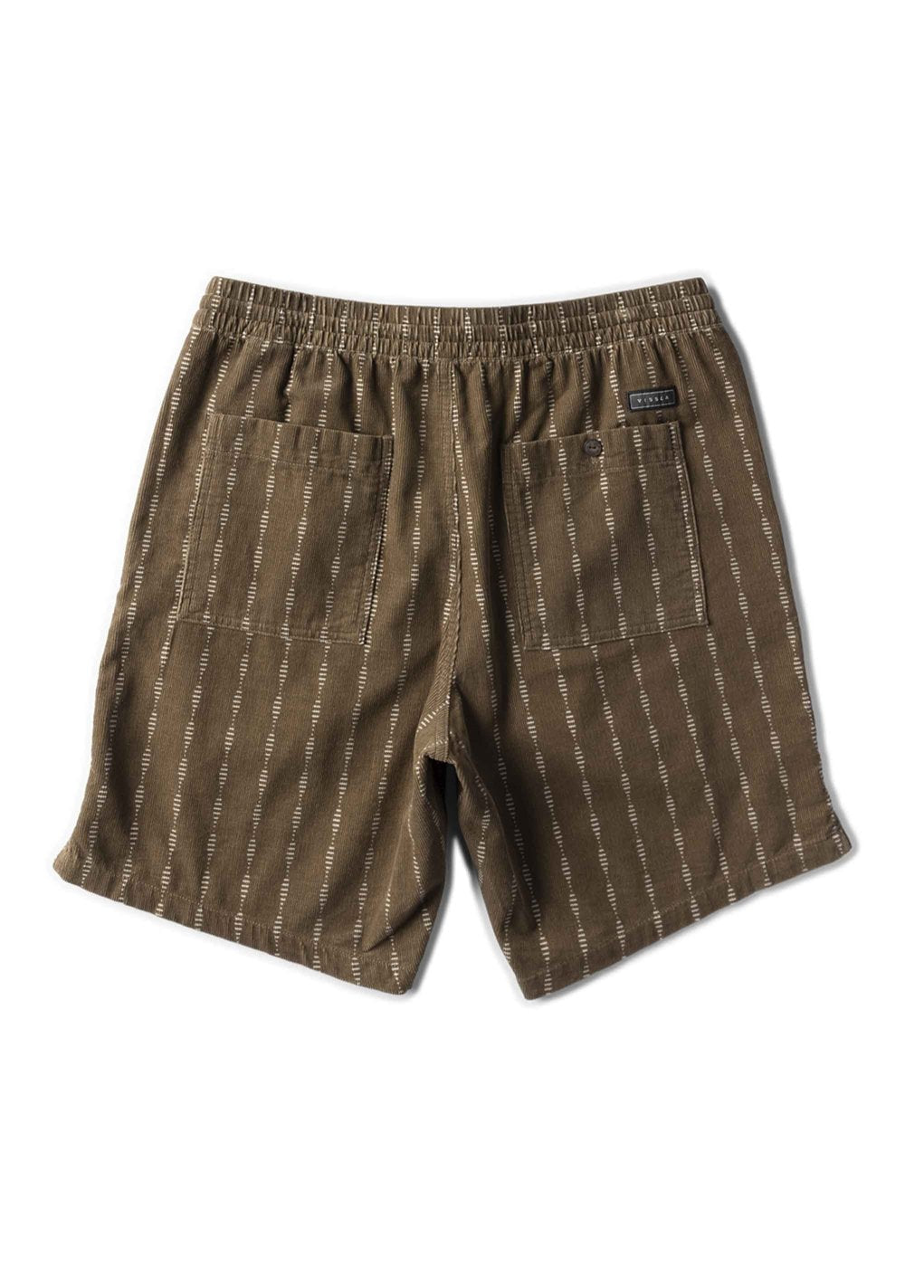 Vissla Rails Cord 18" Elastic Walkshort - KANGAROO - Sun Diego Boardshop