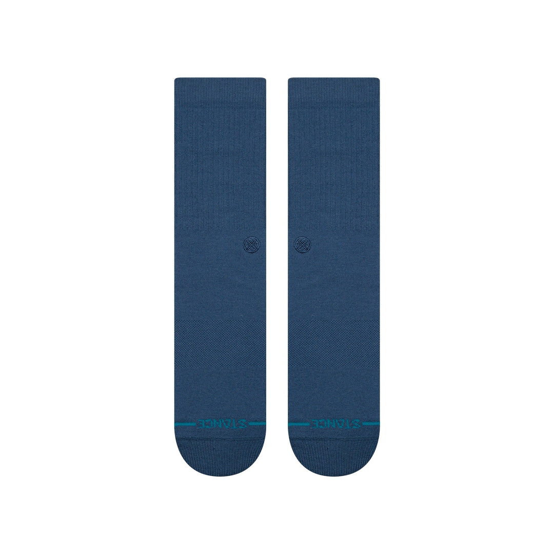 Stance Icon Crew Socks - DARK ROYAL - Sun Diego Boardshop