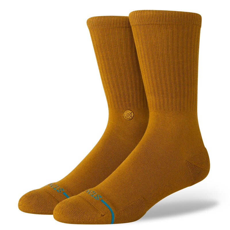 Stance Icon Crew Socks - GOLD CANVAS - Sun Diego Boardshop