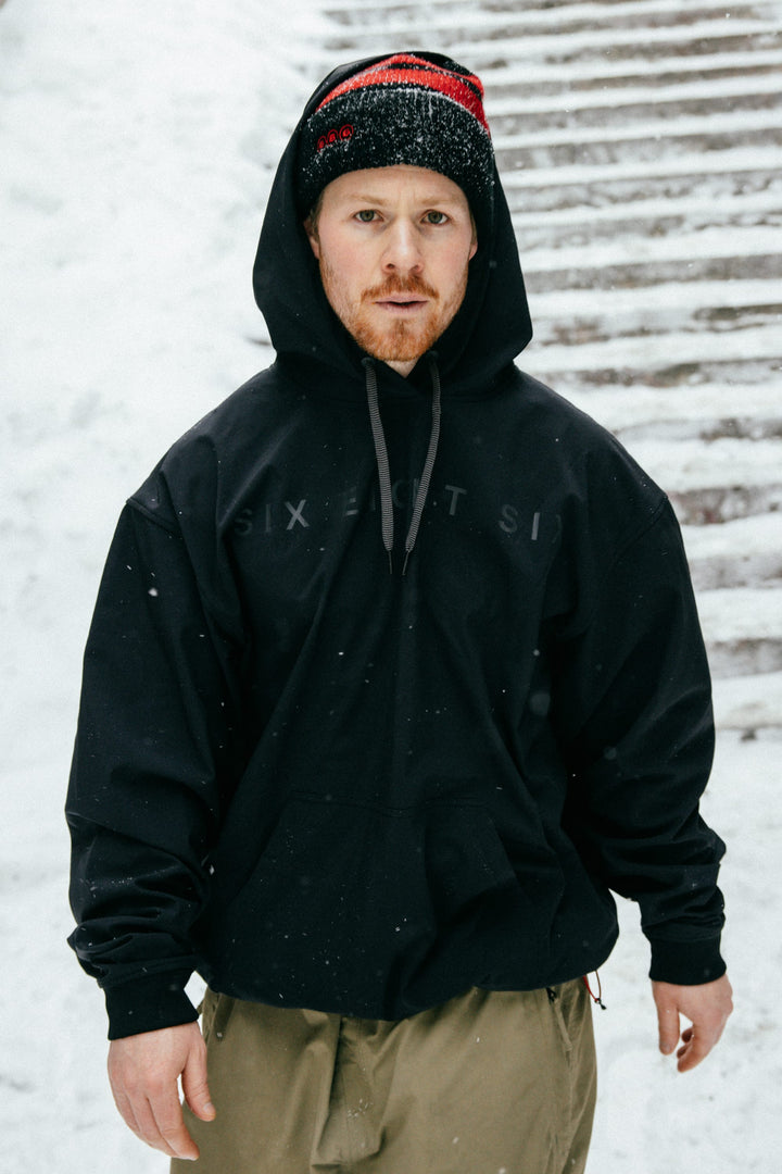 686 Enterprises Waterproof Team Hoody - BLACK - Sun Diego Boardshop