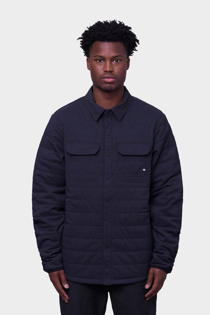 686 Enterprises Thermaldry Snap-Up Shirt - BLACK - Sun Diego Boardshop