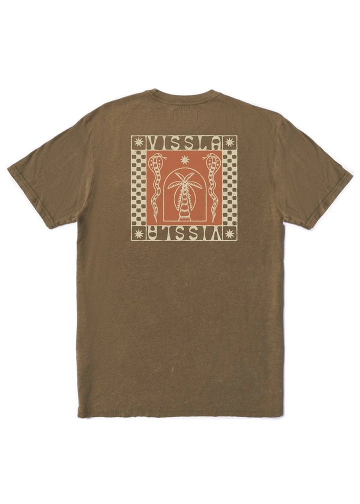 Vissla Men's Serpents Cosmic Wash SS Tee - Chocolate