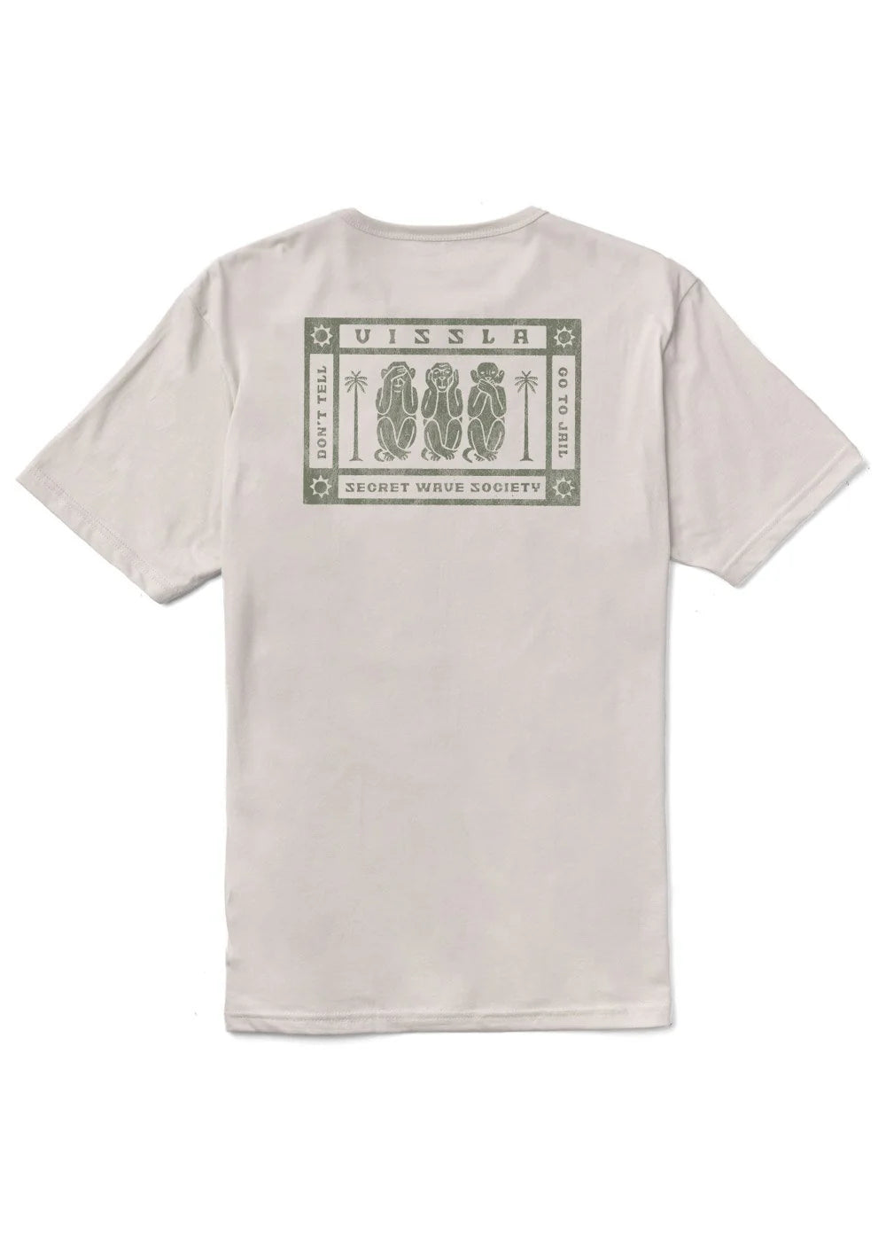 Vissla MIZARU ORGANIC TEE - BONE - Sun Diego Boardshop