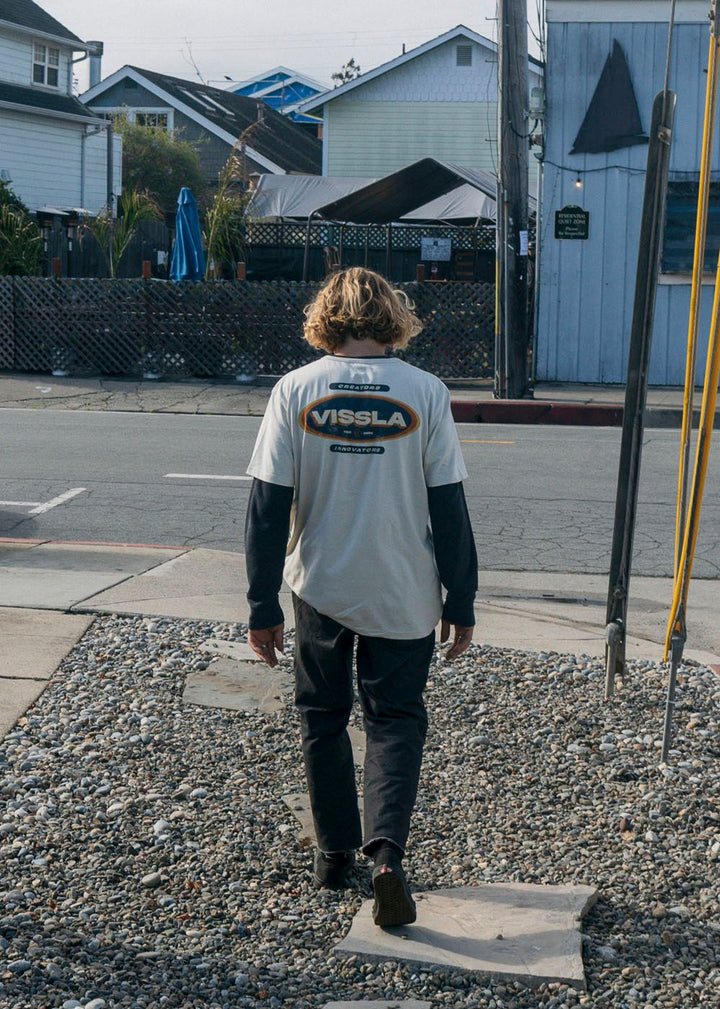 Vissla Occular Organic Tee - BONE - Sun Diego Boardshop