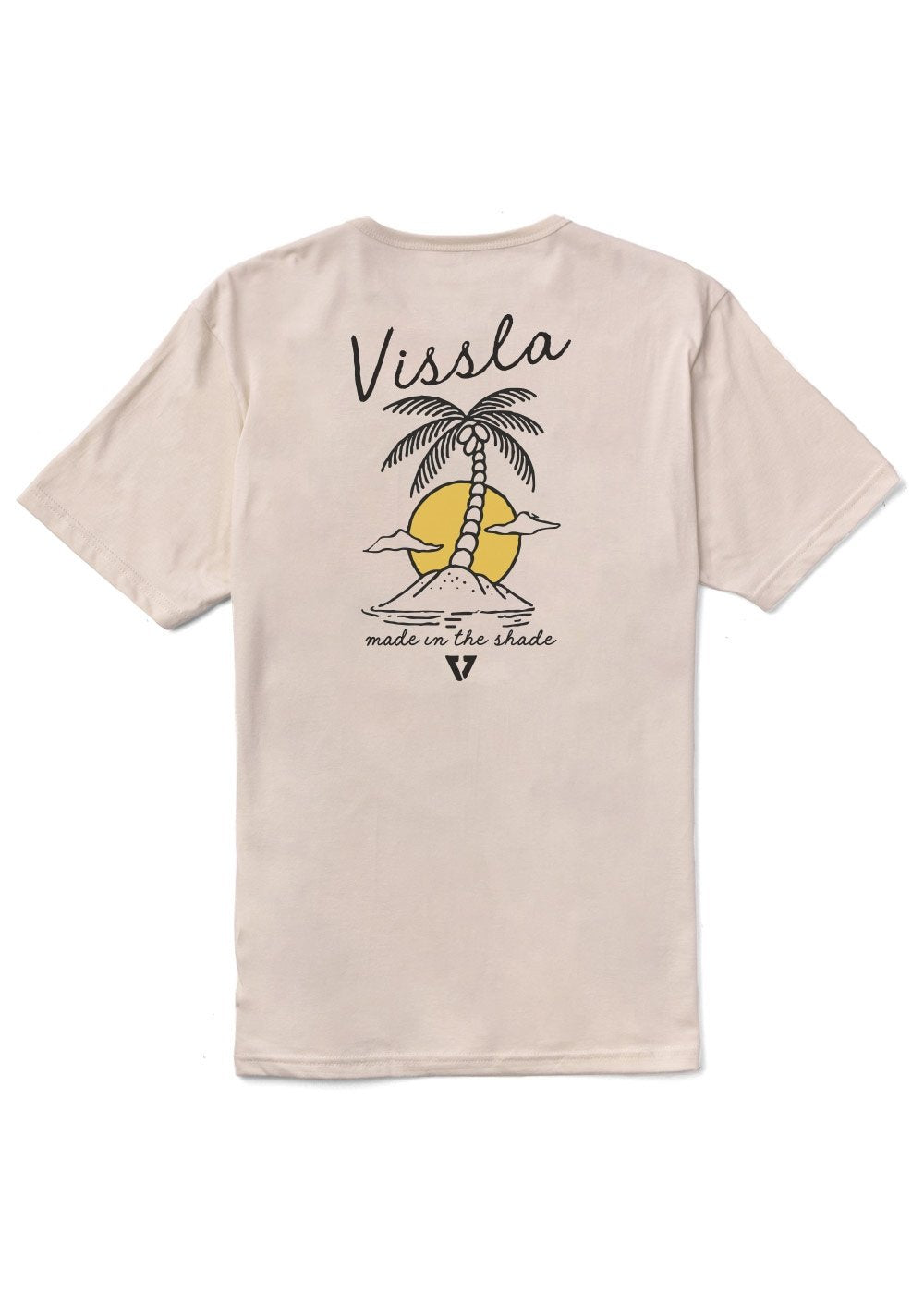 Vissla Made In The Shade Organic Tee - BONE - Sun Diego Boardshop