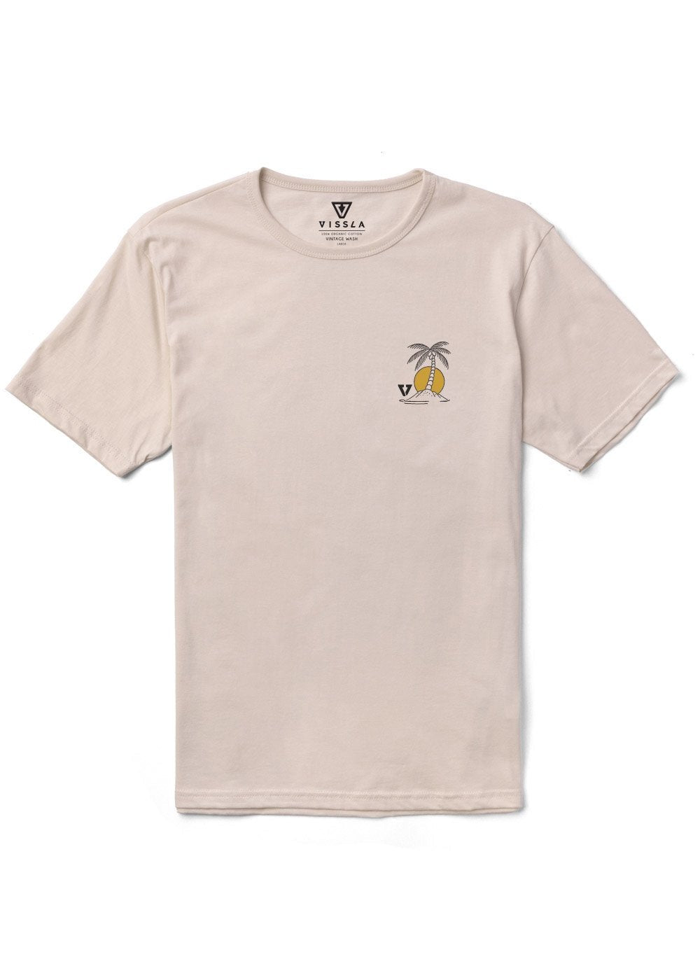 Vissla Made In The Shade Organic Tee - BONE - Sun Diego Boardshop