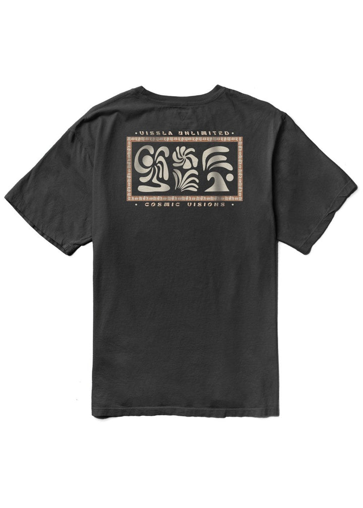 Vissla Waikiki Daze Organic Tee - PHANTOM - Sun Diego Boardshop