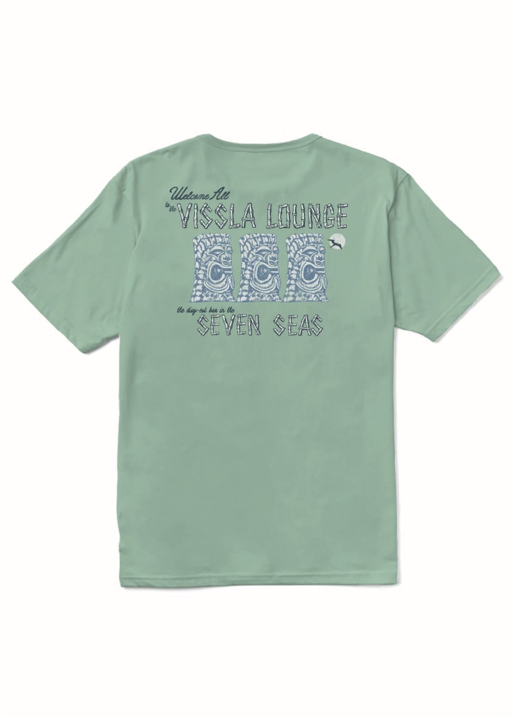 Vissla Tiki Lounge Organic Tee - Jade - Sun Diego Boardshop