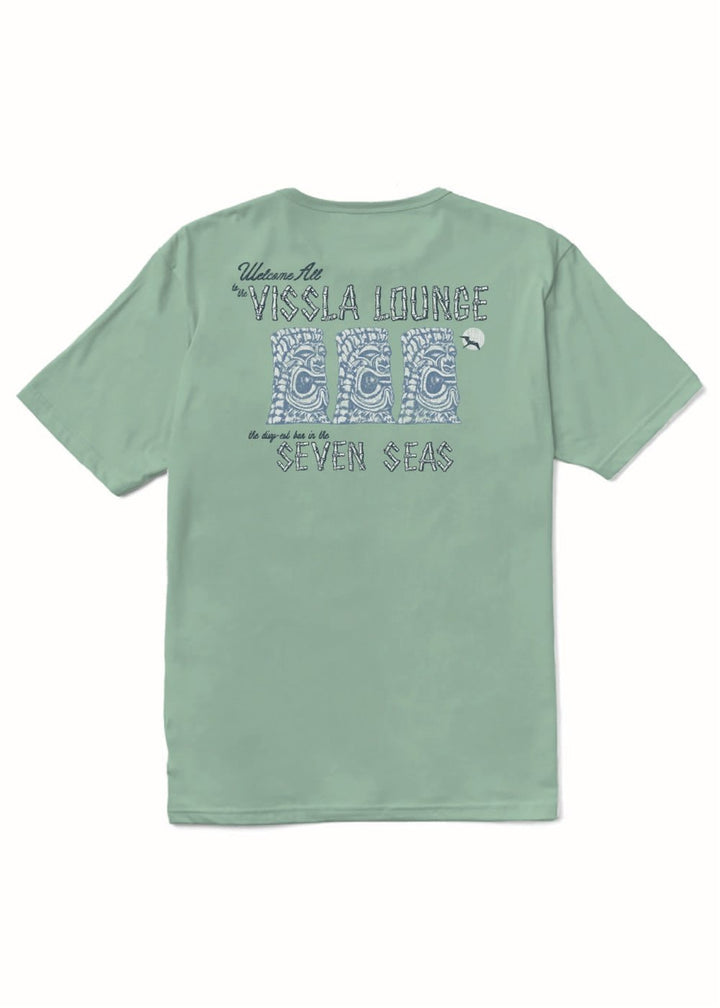 Vissla Tiki Lounge Organic Tee - Jade - Sun Diego Boardshop