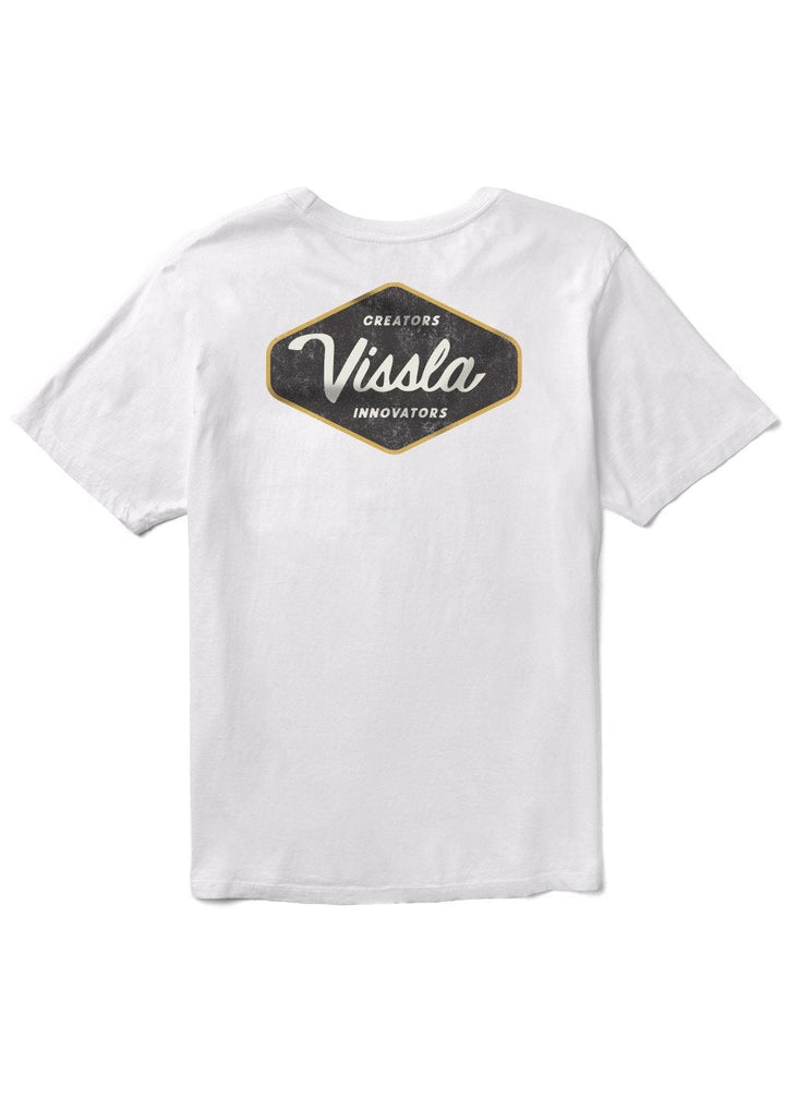 Vissla Creators Premium Pkt Tee - WHITE - Sun Diego Boardshop