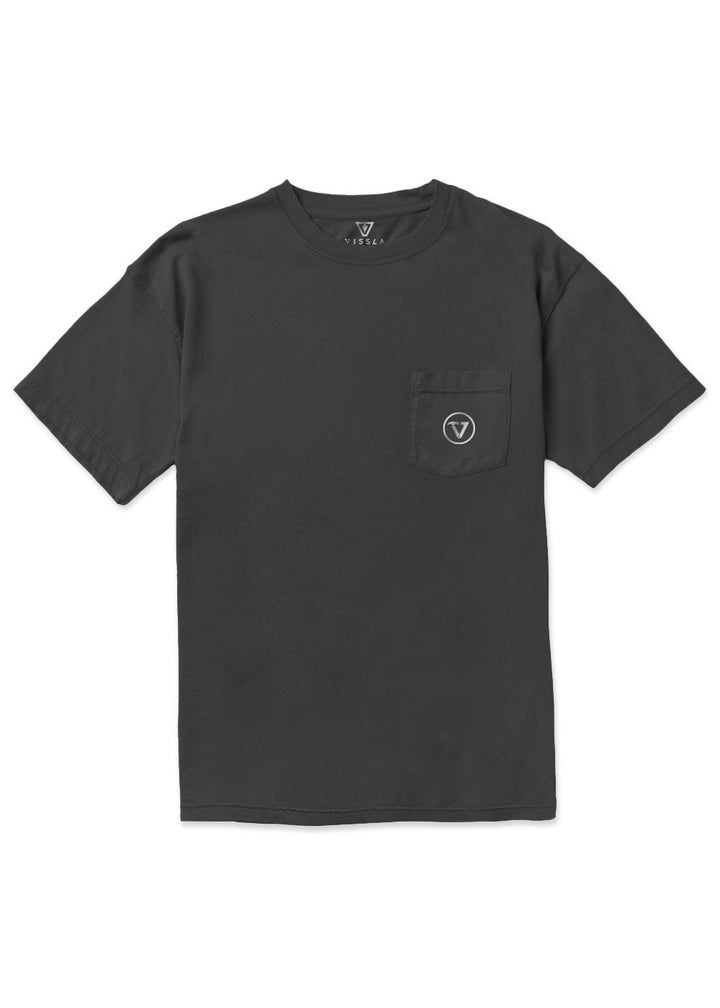 Vissla Super Wolf Premium Pkt Tee - BLACK - Sun Diego Boardshop