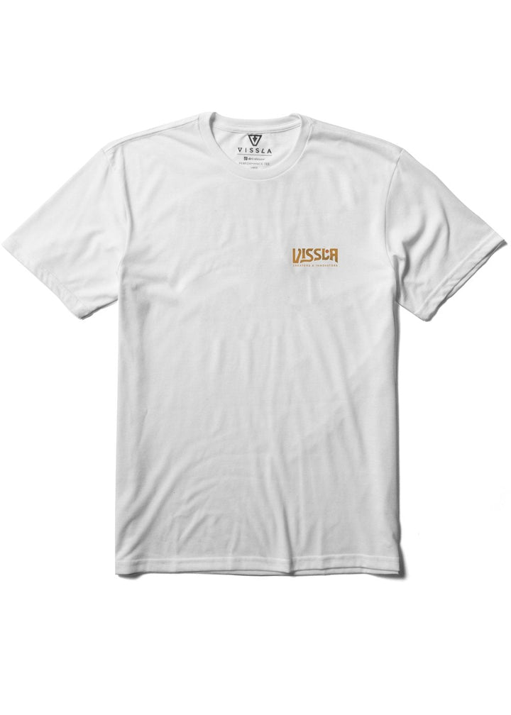 Vissla Segara Comp Lite Eco Performance Tee - WHITE - Sun Diego Boardshop