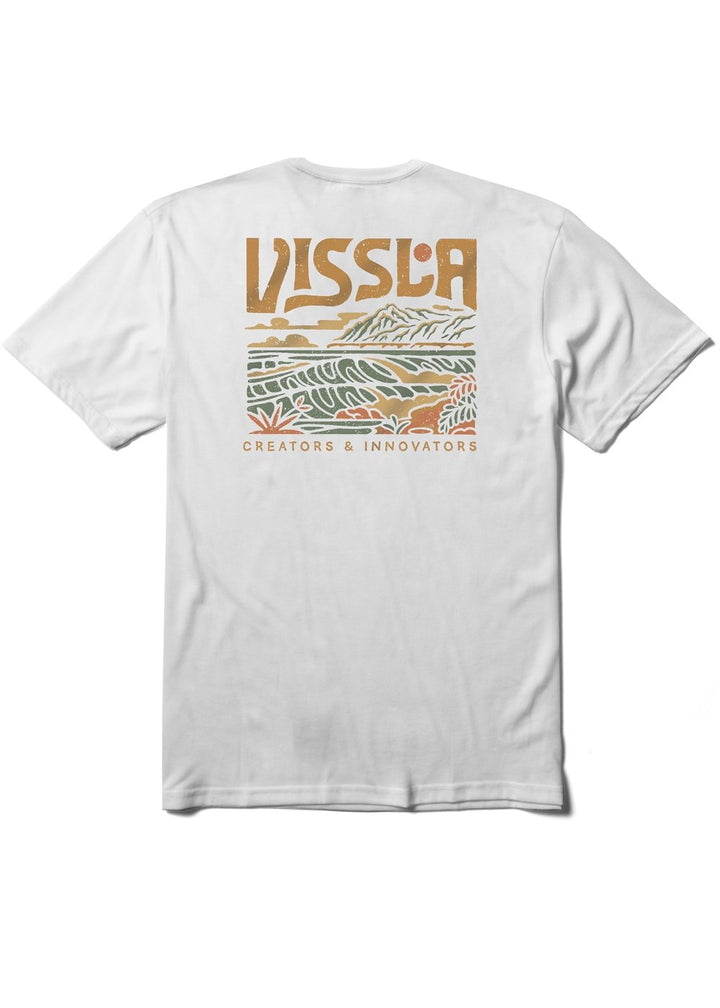 Vissla Segara Comp Lite Eco Performance Tee - WHITE - Sun Diego Boardshop