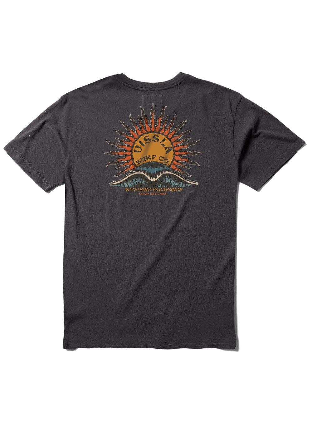 Vissla Solar Swells Ss Pkt Tee - PHANTOM - Sun Diego Boardshop