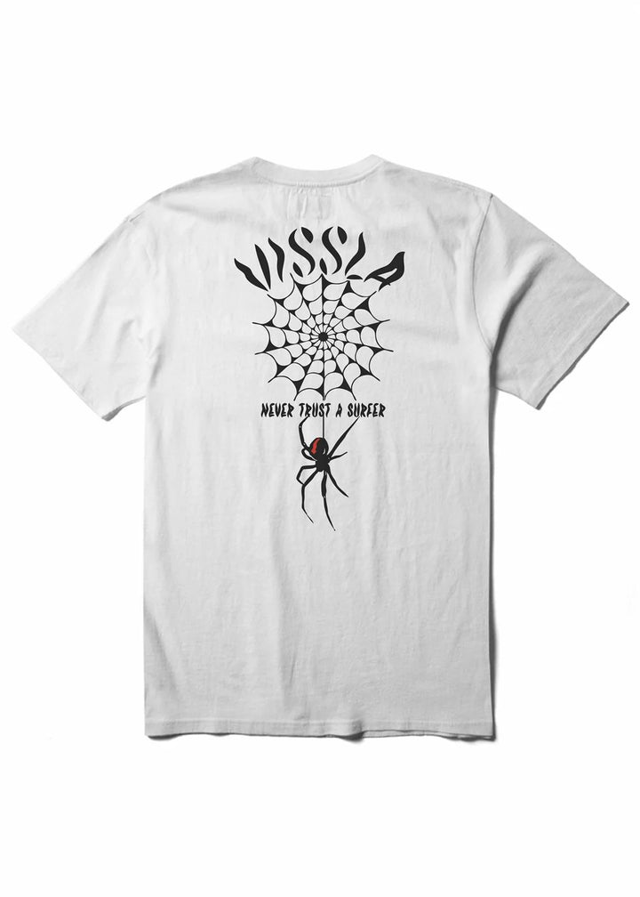 Vissla Men's Arachnid SS Heavyweight Tee - White