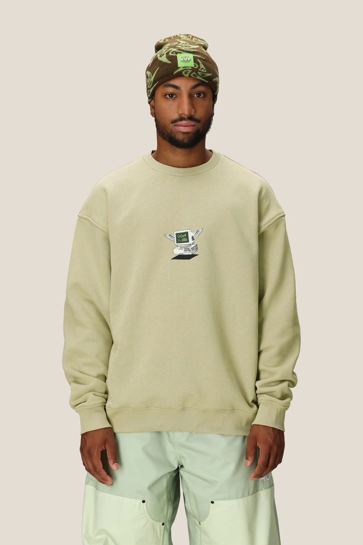 686 Huf Premium Heavyweight Crew Sweatshirt - Huf Elm - Sun Diego Boardshop