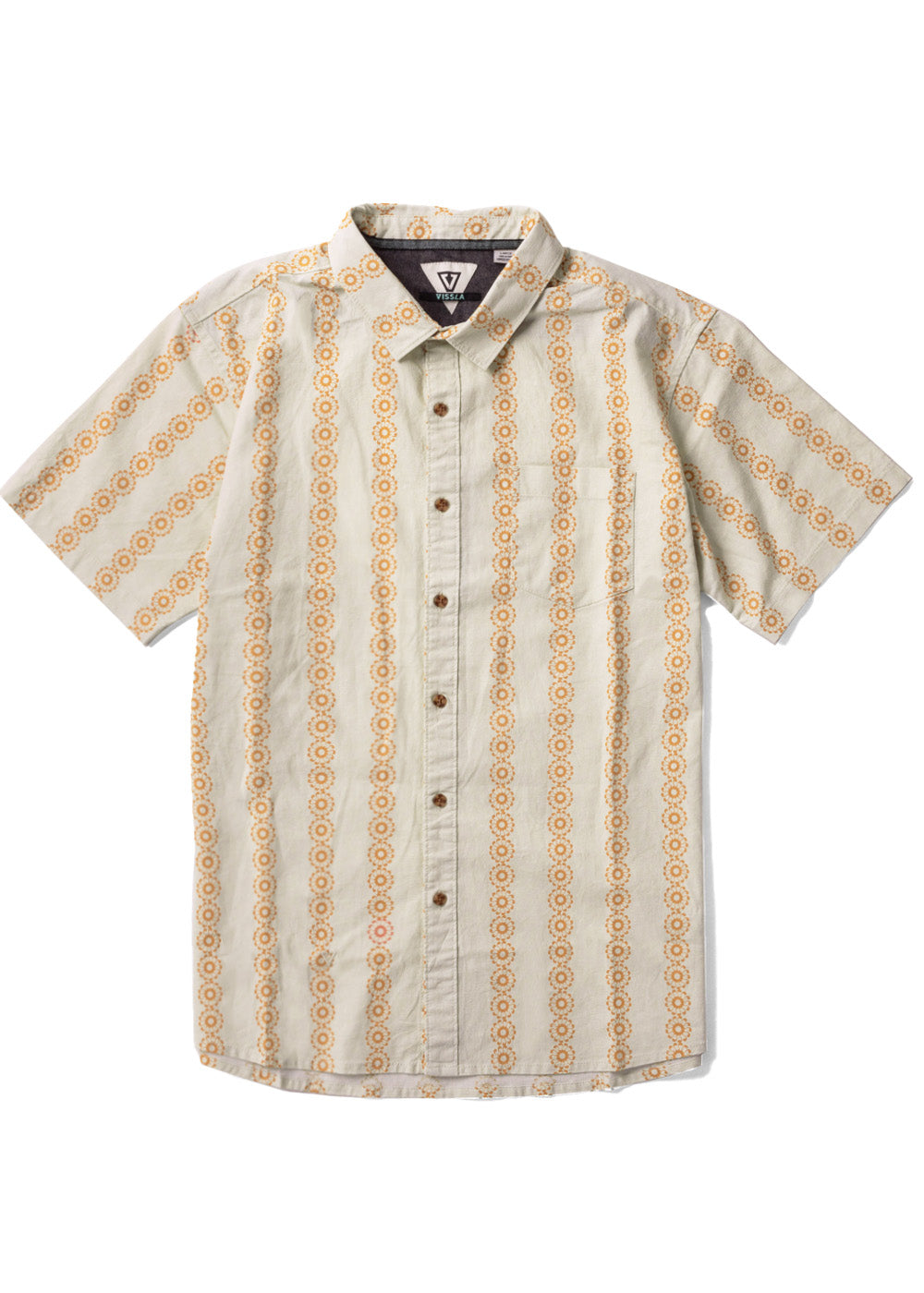 Vissla Solar Spirals Eco Ss Shirt - BONE - Sun Diego Boardshop