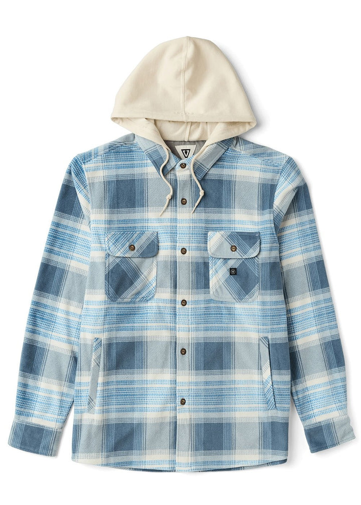 Vissla Eco-Zy Polar Flannel Shirt Jacket - Blue Haze