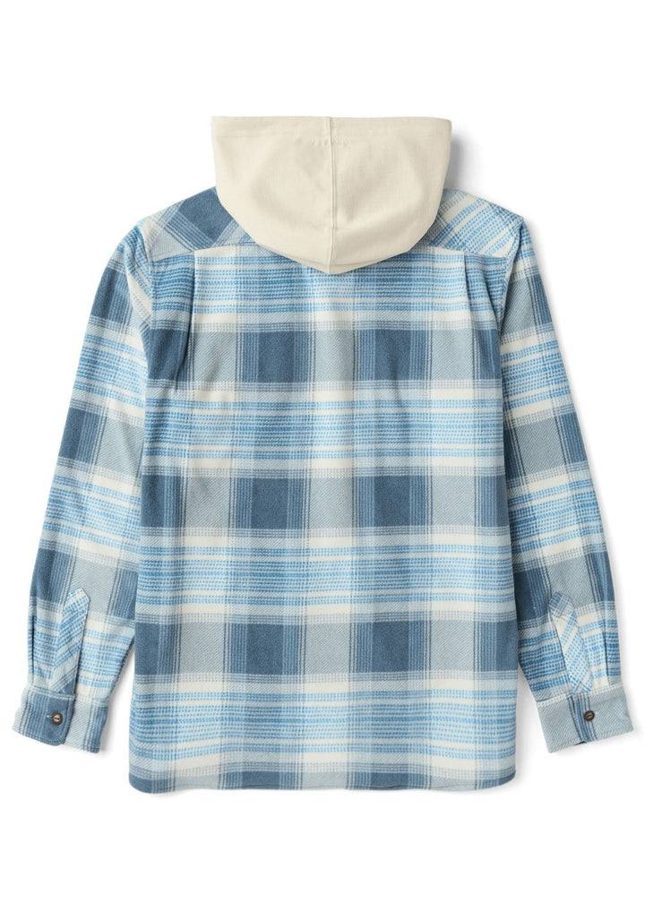 Vissla Eco-Zy Polar Flannel Shirt Jacket - Blue Haze