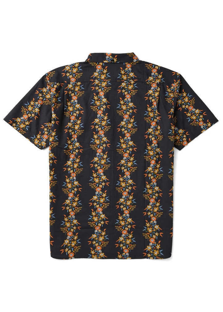 Vissla Men's Voodoo Vines Hybrid Eco Short Sleeve Shirt - Phantom