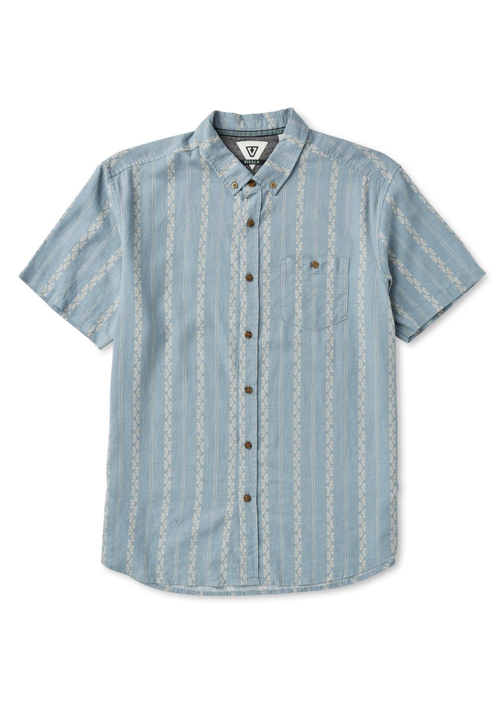Vissla Four Doors Short Sleeve Shirt - Light Slate - Sun Diego Boardshop
