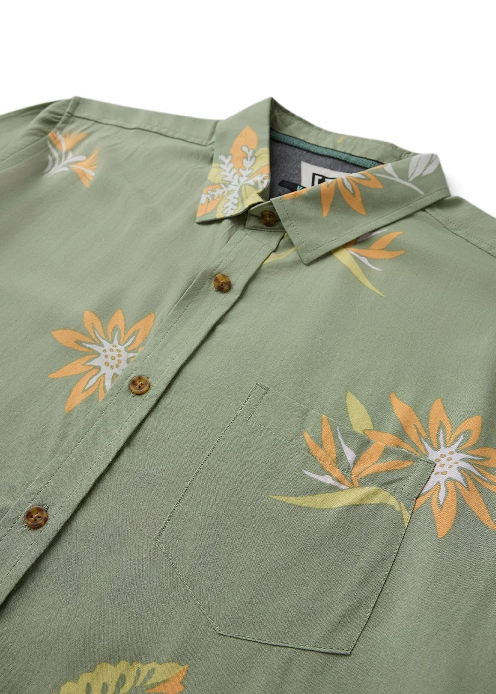 Vissla Men's Tonga Shores Short Sleeve Shirt - Sage