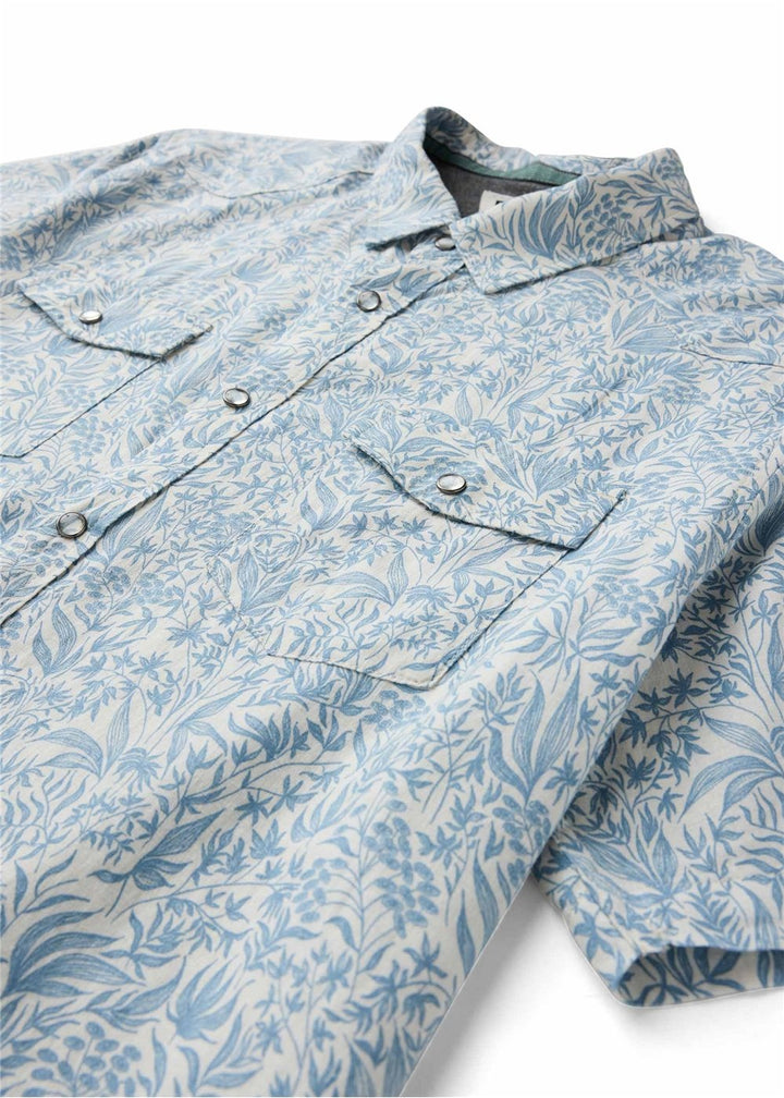 Vissla Prairie Dog Short Sleeve Shirt - Vintage White - Sun Diego Boardshop