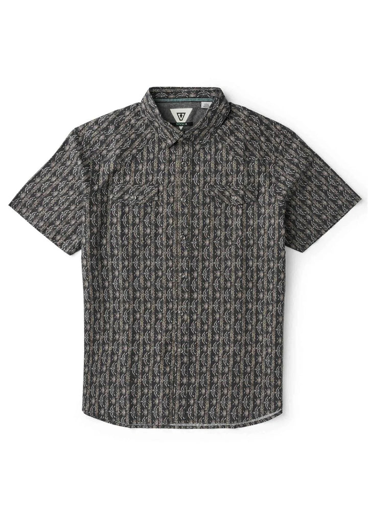 Vissla Men's Out West Short Sleeve Shirt - Phantom