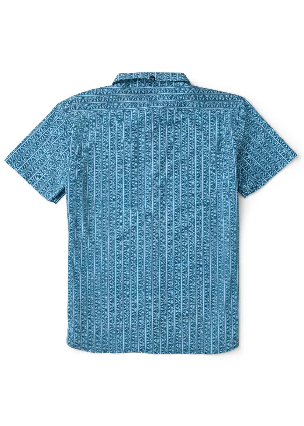 Vissla Men's Anchor Point Hybrid Eco Short Sleeve Shirt - Tidal Blue