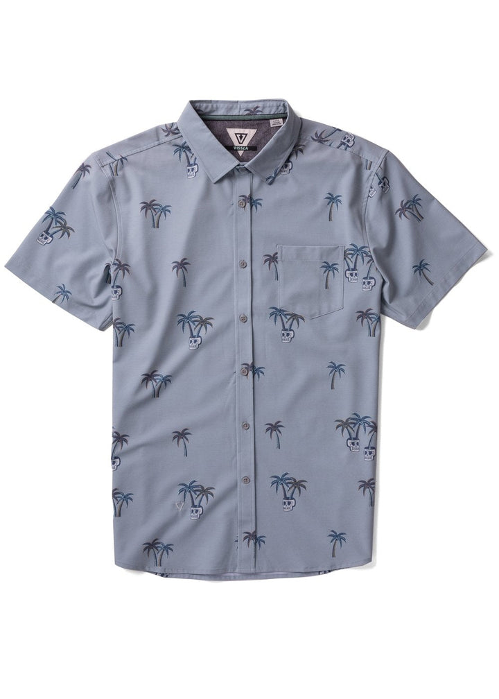 Vissla Calypso Hybrid Eco Ss Shirt - STONE BLUE - Sun Diego Boardshop