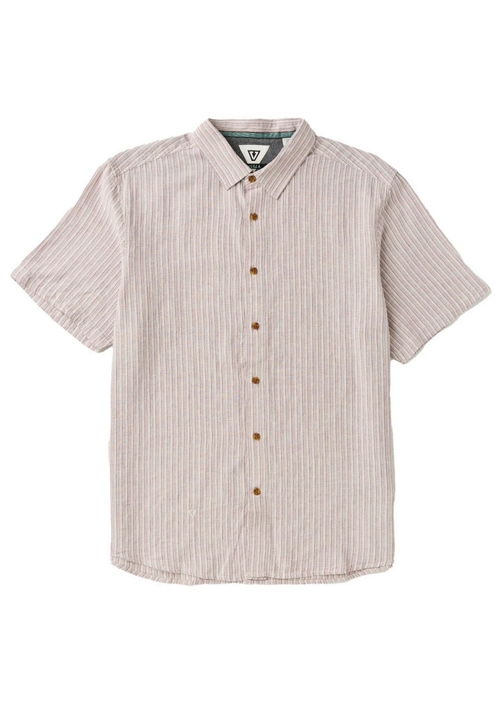 Vissla J Linen Short Sleeve Shirt - Plum - Sun Diego Boardshop