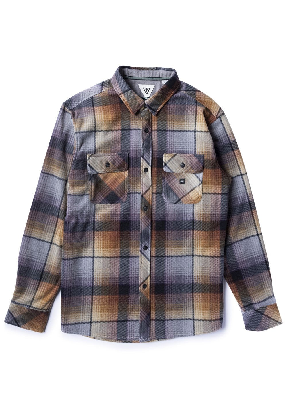 Vissla Eco-Zy Ls Polar Flannel - BLACK - Sun Diego Boardshop