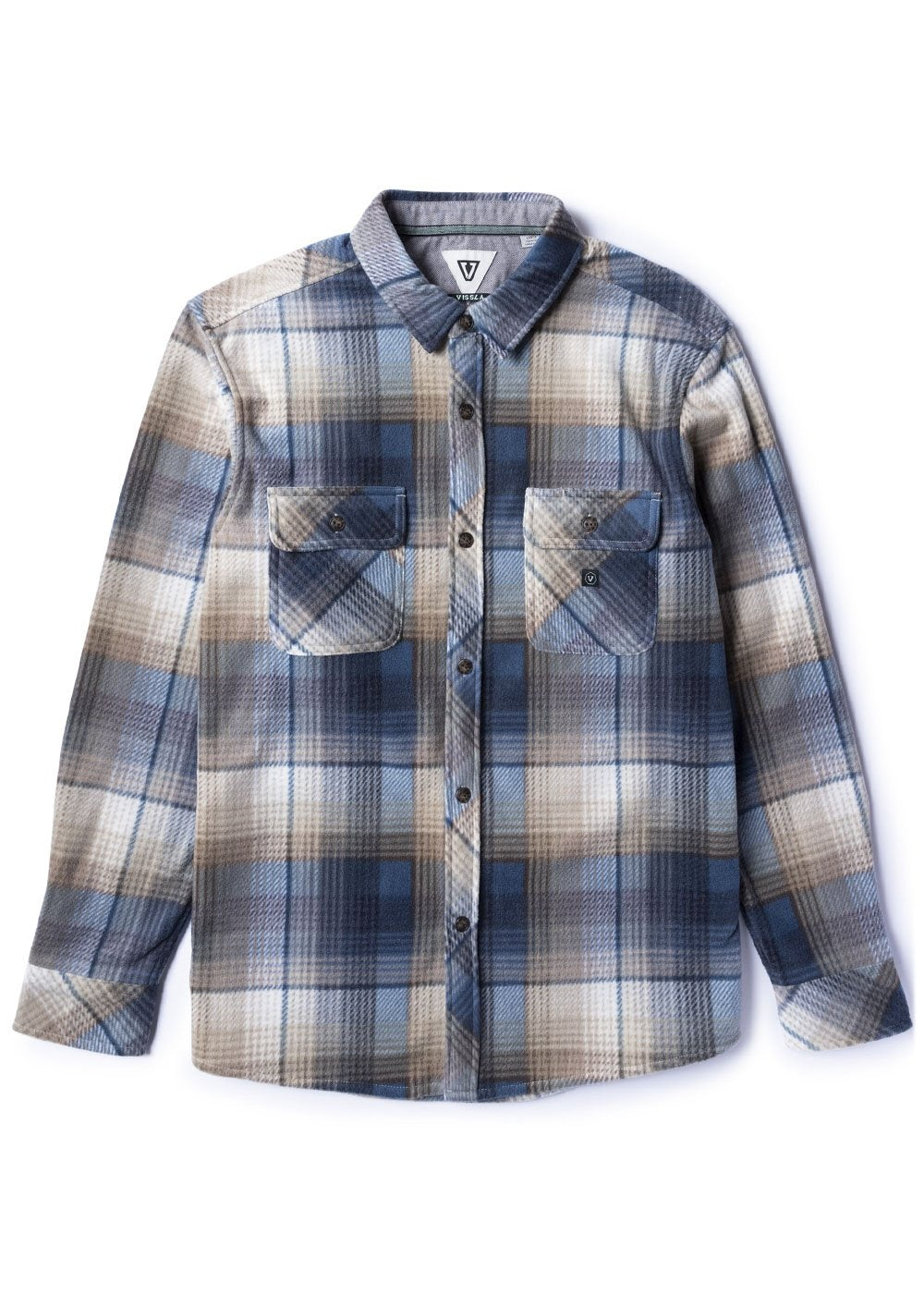 Vissla Eco-Zy Ls Polar Flannel - SEA WATER - Sun Diego Boardshop