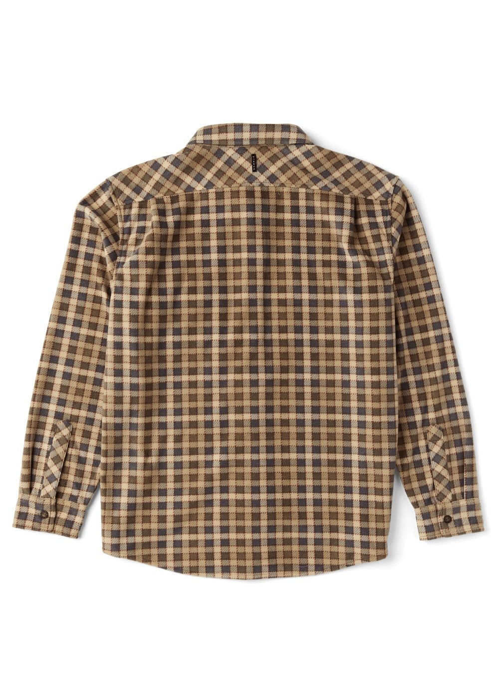 Vissla Eco-Zy Long Sleeve Polar Flannel - Light Khaki - Sun Diego Boardshop