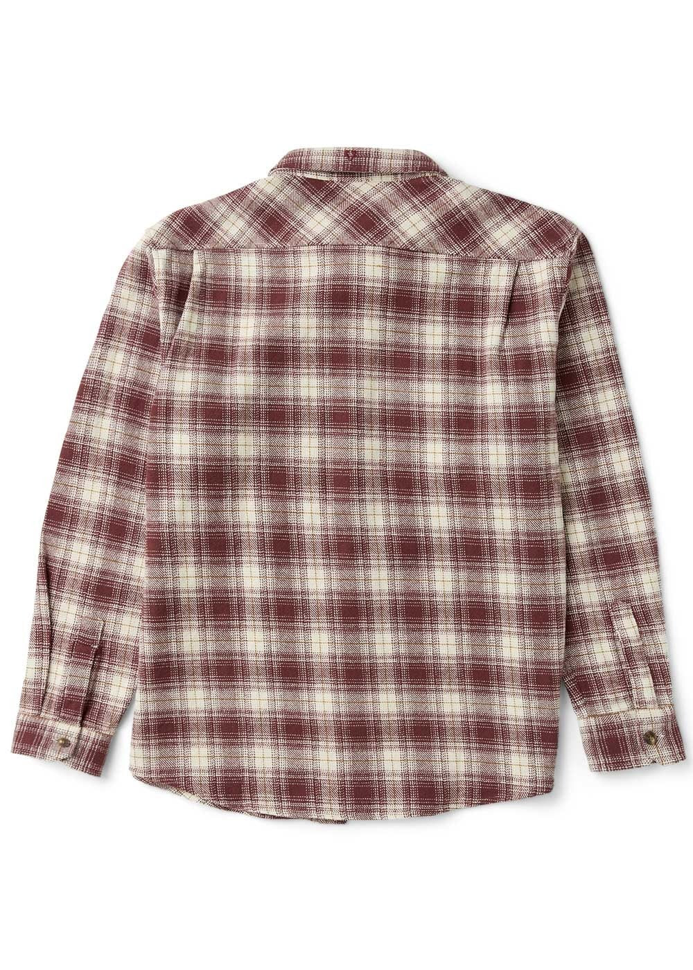 Vissla Creators Heavy Days Eco Long Sleeve Flannel - Brick - Sun Diego Boardshop