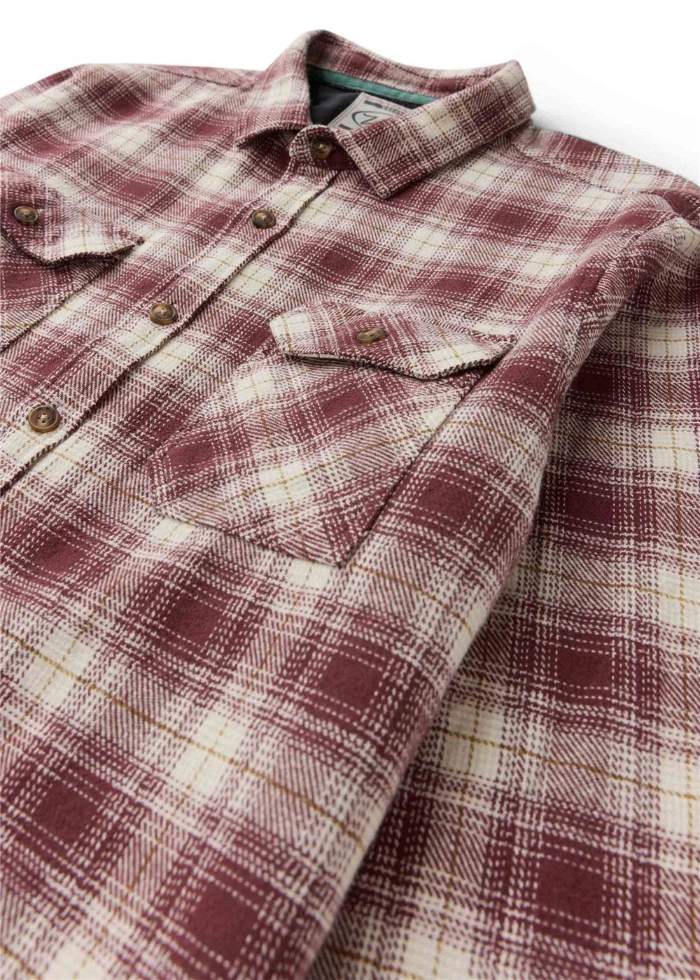 Vissla Creators Heavy Days Eco Long Sleeve Flannel - Brick - Sun Diego Boardshop