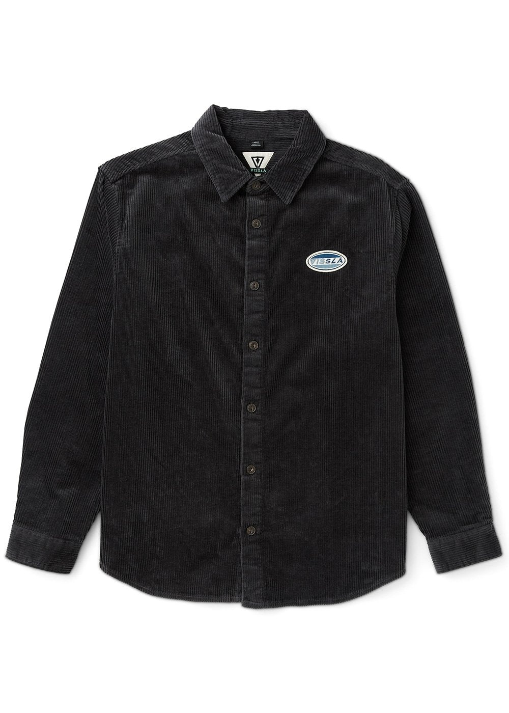 Vissla Blinker Cord Overshirt - Phantom - Sun Diego Boardshop