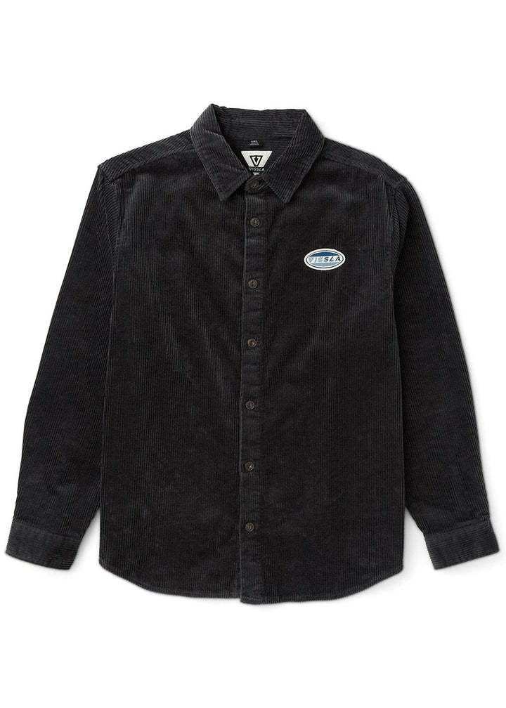 Vissla Blinker Cord Overshirt - Phantom - Sun Diego Boardshop