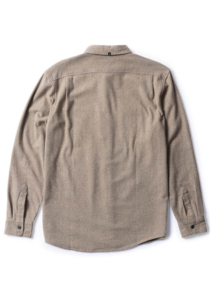 Vissla Shaper Eco Ls Flannel - DARK SAND - Sun Diego Boardshop