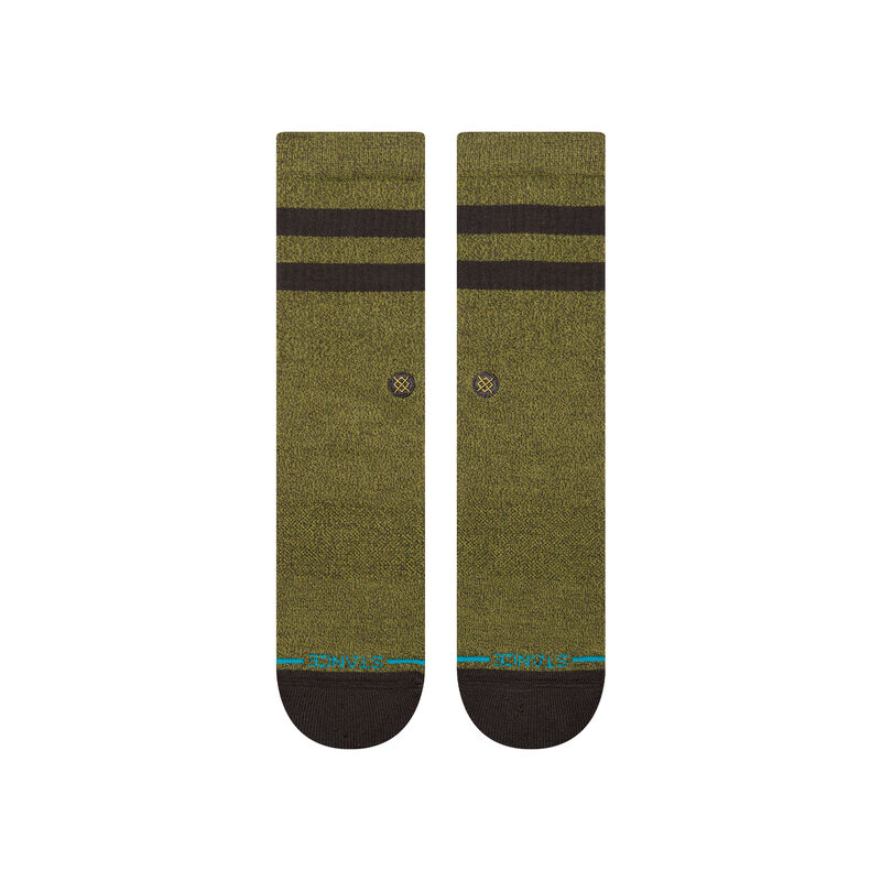 Stance Joven Crew Socks - DARK GREEN - Sun Diego Boardshop