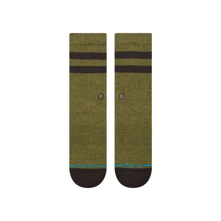 Stance Joven Crew Socks - DARK GREEN - Sun Diego Boardshop