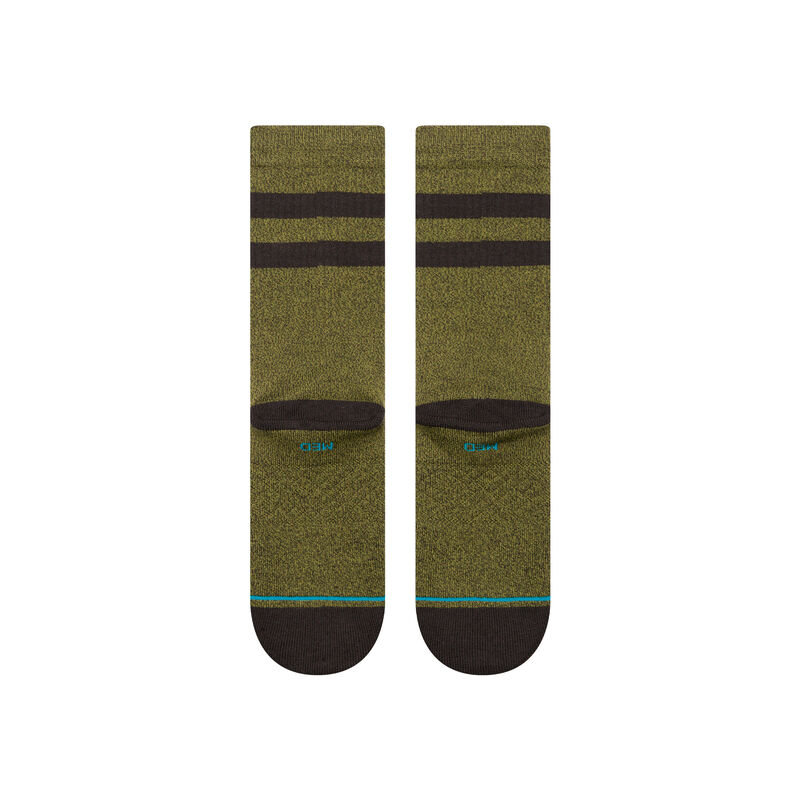 Stance Joven Crew Socks - DARK GREEN - Sun Diego Boardshop